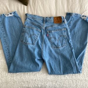 Levi’s Ribcage straight Leg Jeans